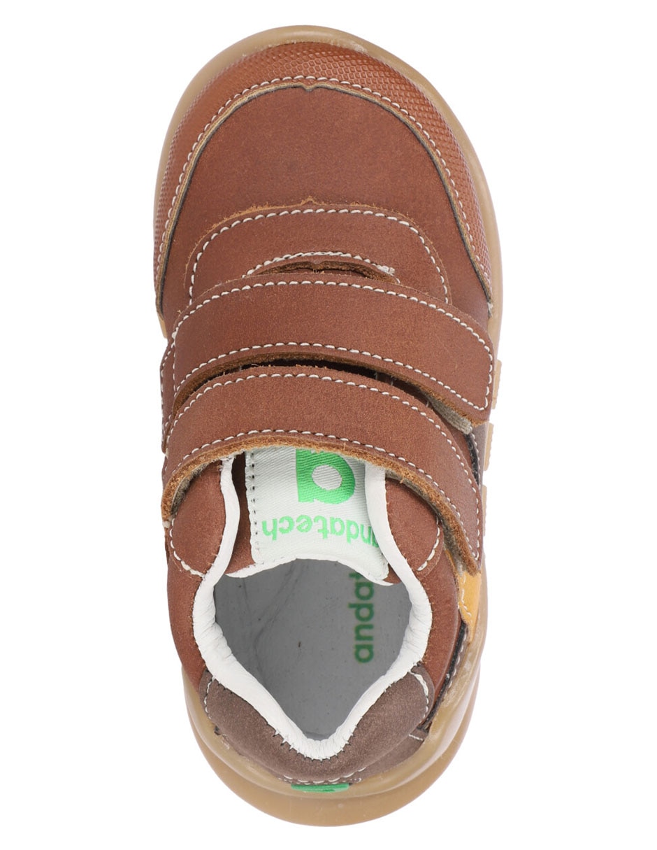 Bota de piel Pull Up para niño
