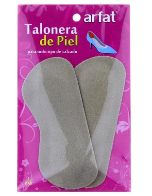 Plantilla talonera de piel