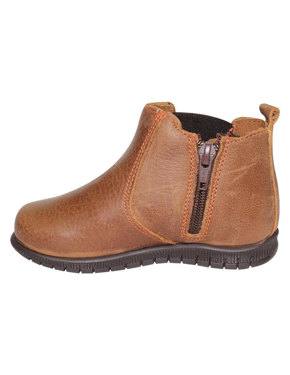 Bota de piel para niño