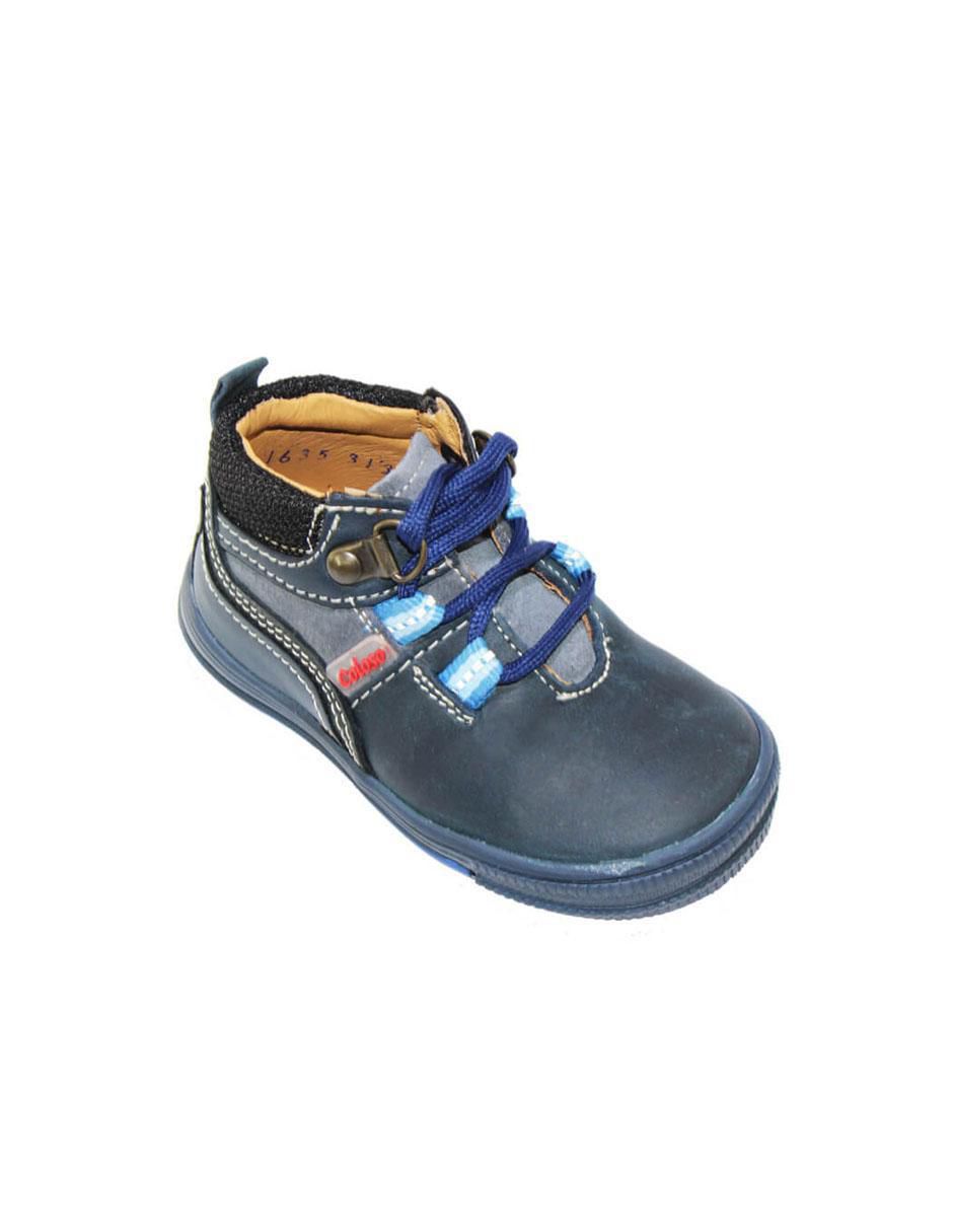 Bota de piel para niño