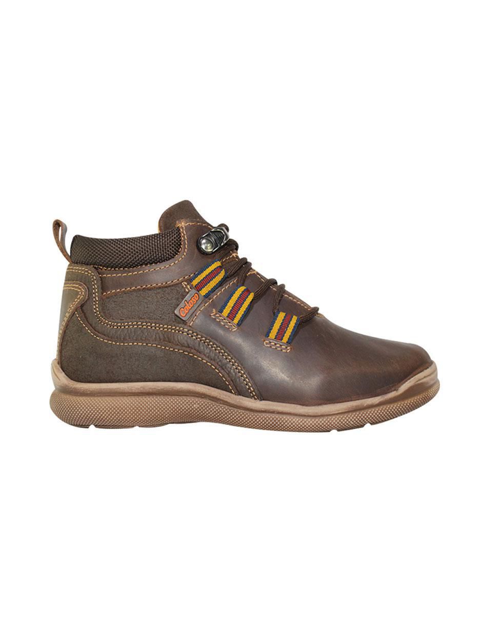 Bota de piel para niño