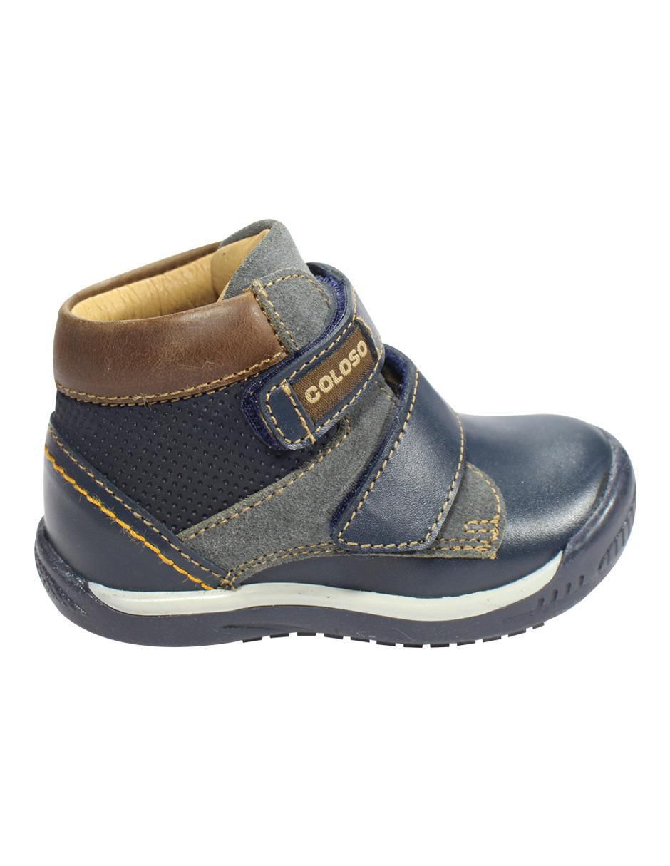 Bota de piel para niño