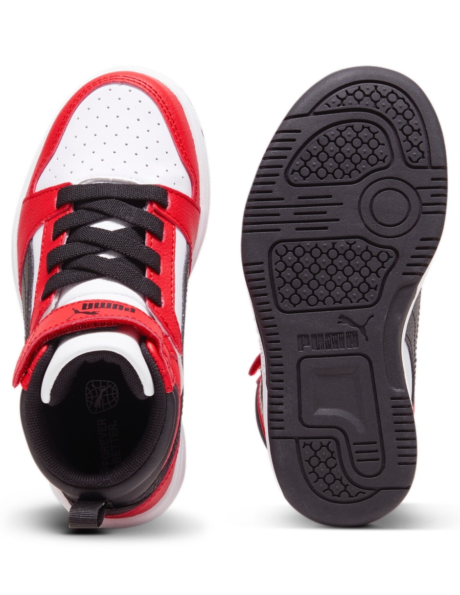 Tenis Puma Rebound V6 Mid AC PS unisex para entrenamiento