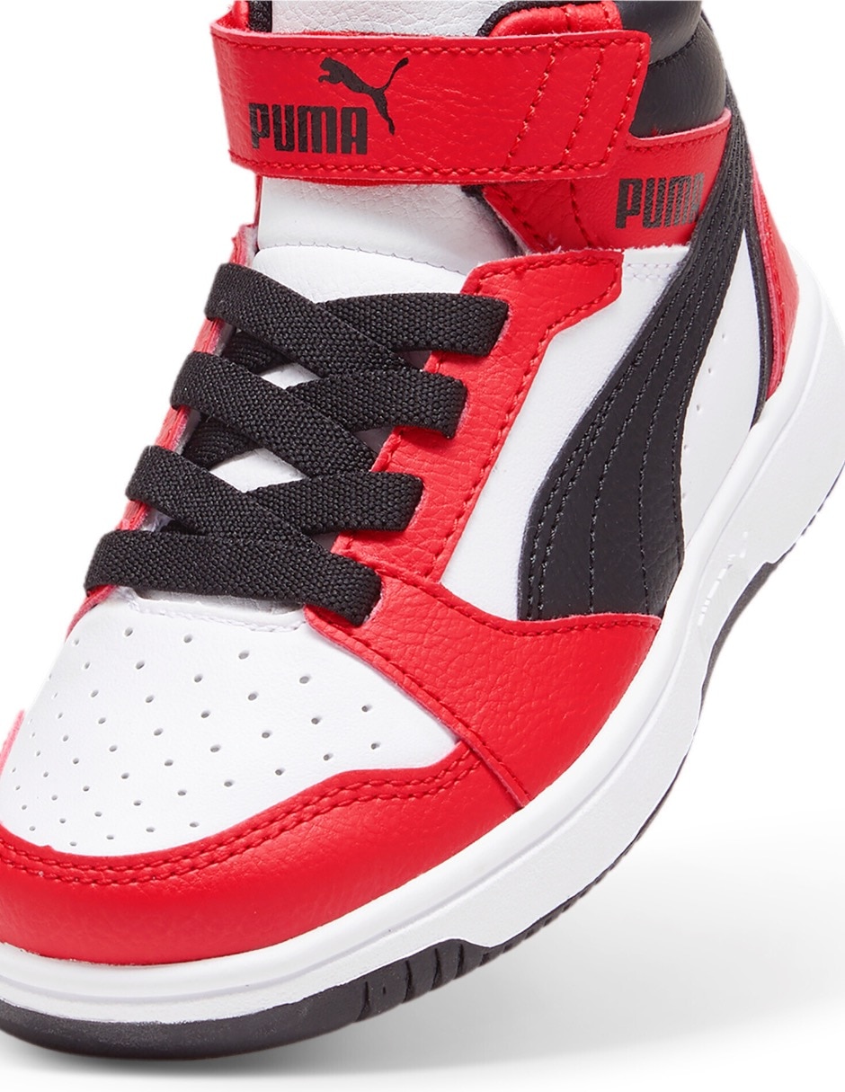 Tenis Puma Rebound V6 Mid AC PS unisex para entrenamiento