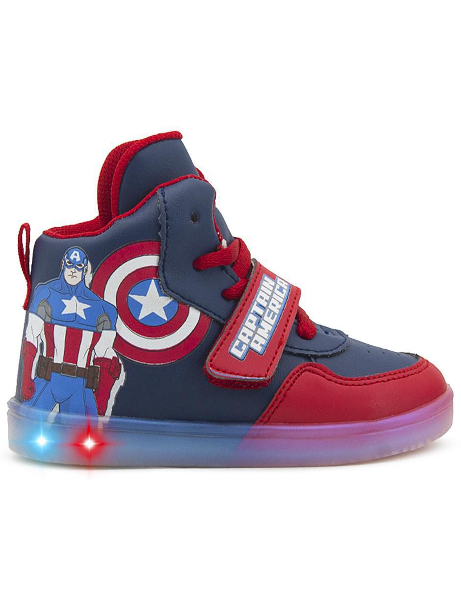 Tenis para niño Marvel Capitán América