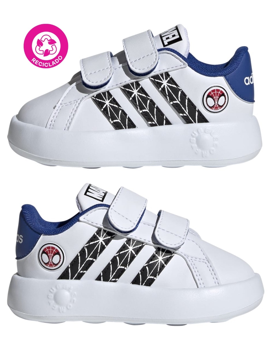 Tenis Adidas para niño Grand Court Spider-Man Cf I