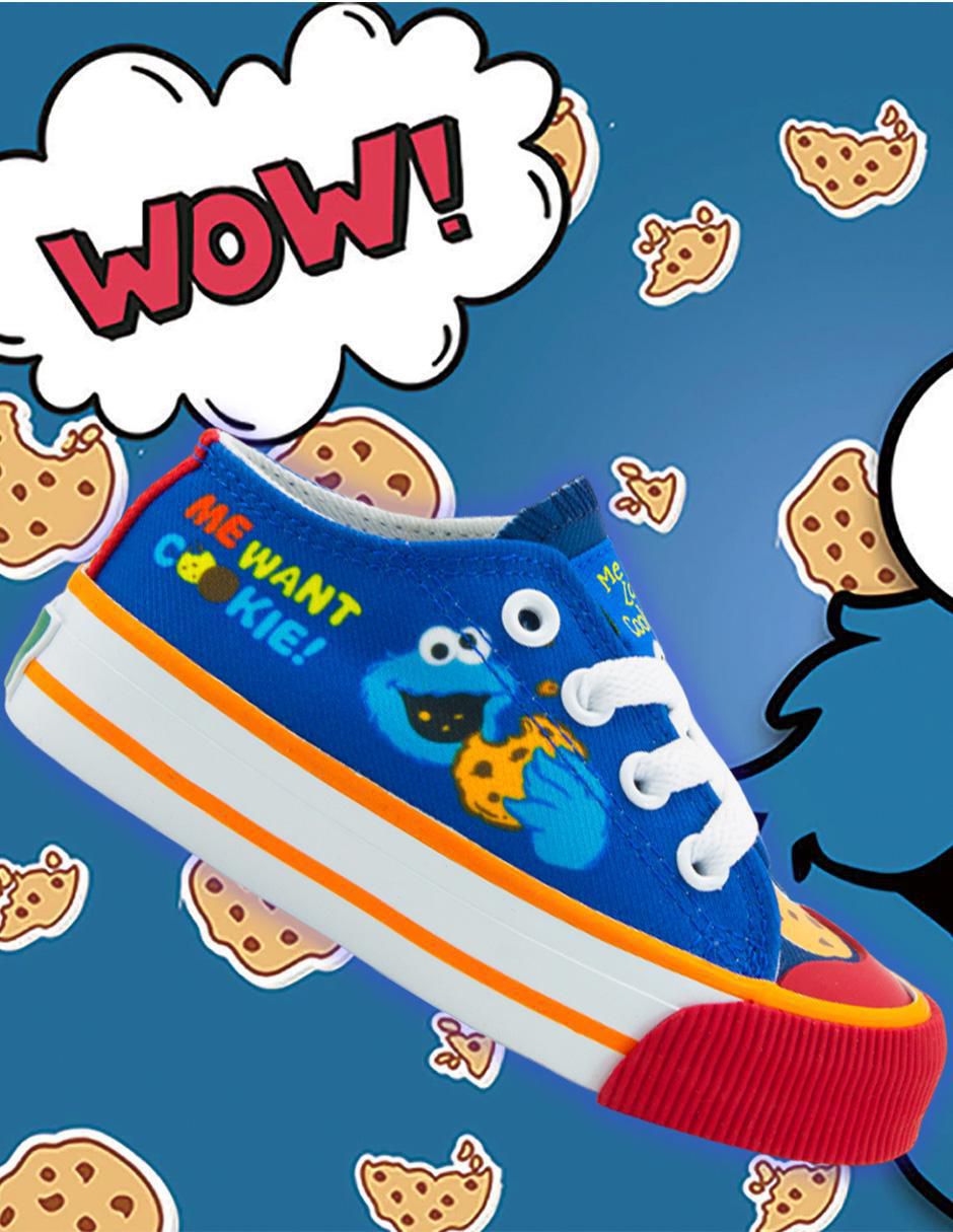 Tenis para niño Plaza Sésamo Come galletas 5