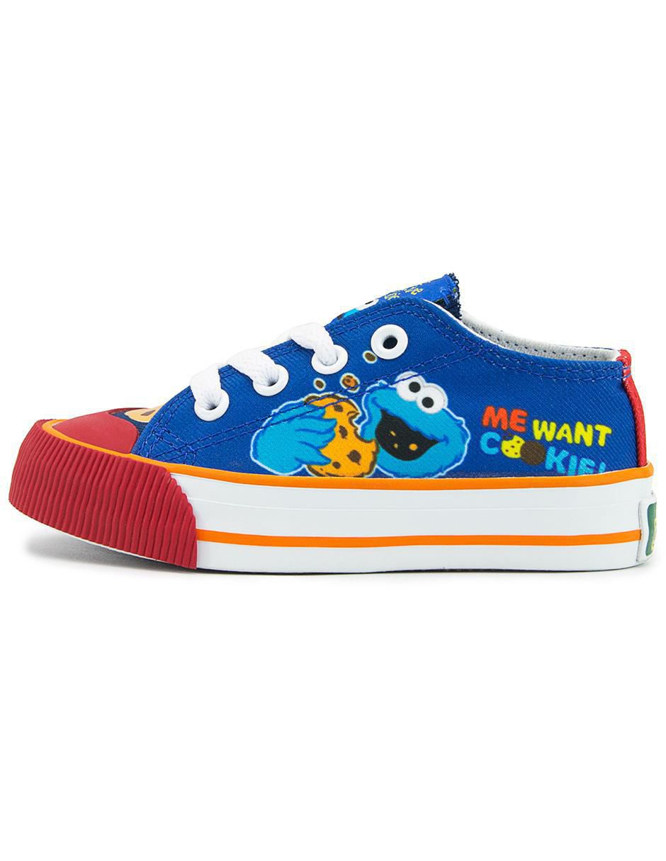 Tenis para niño Plaza Sésamo Come galletas 2