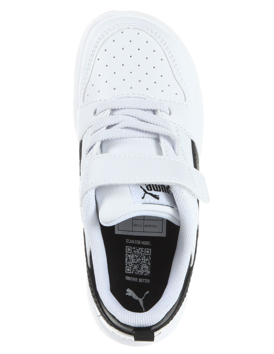 Tenis Puma para niño Rebound V6 Lo Ac