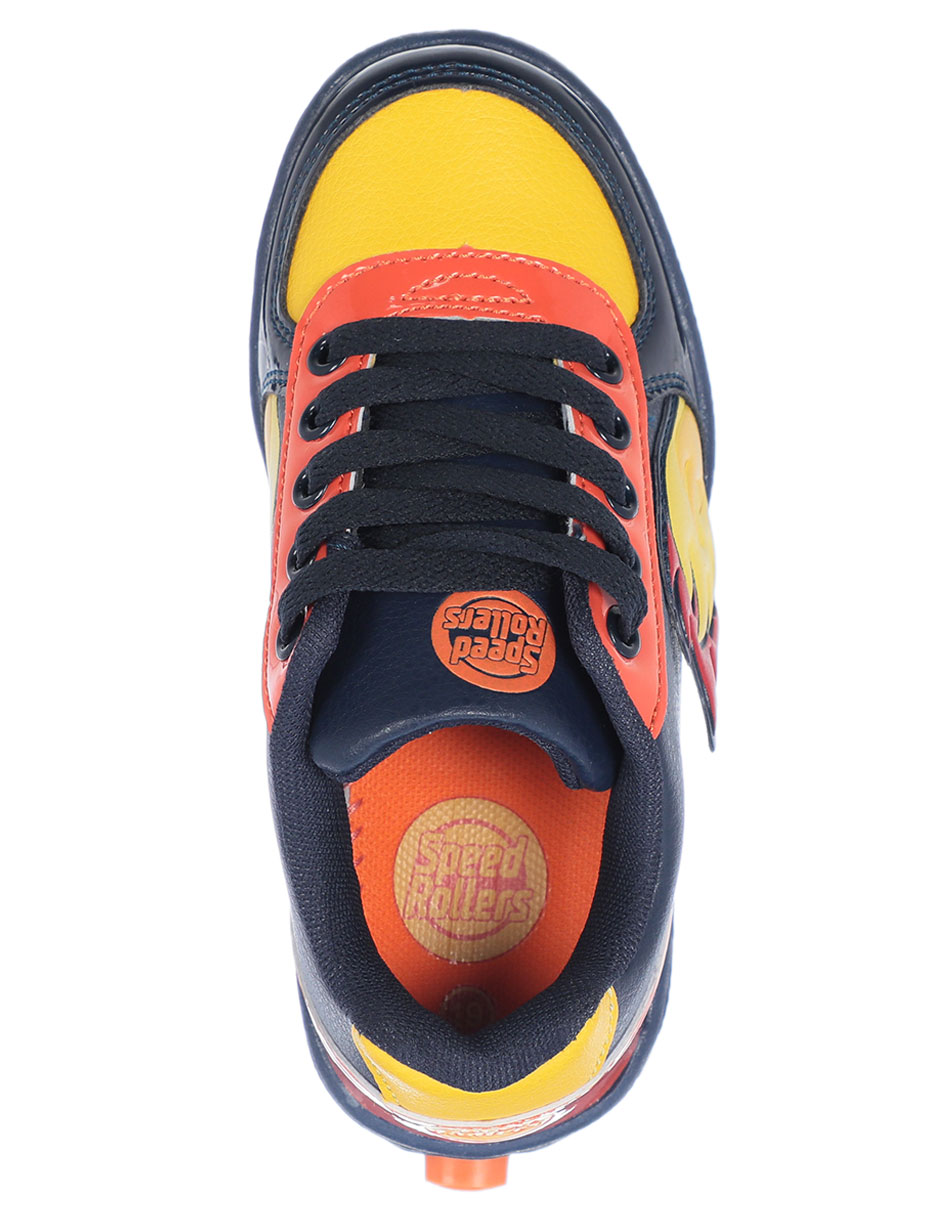 Tenis con ruedas Speed Roller para niño Fire Roller
