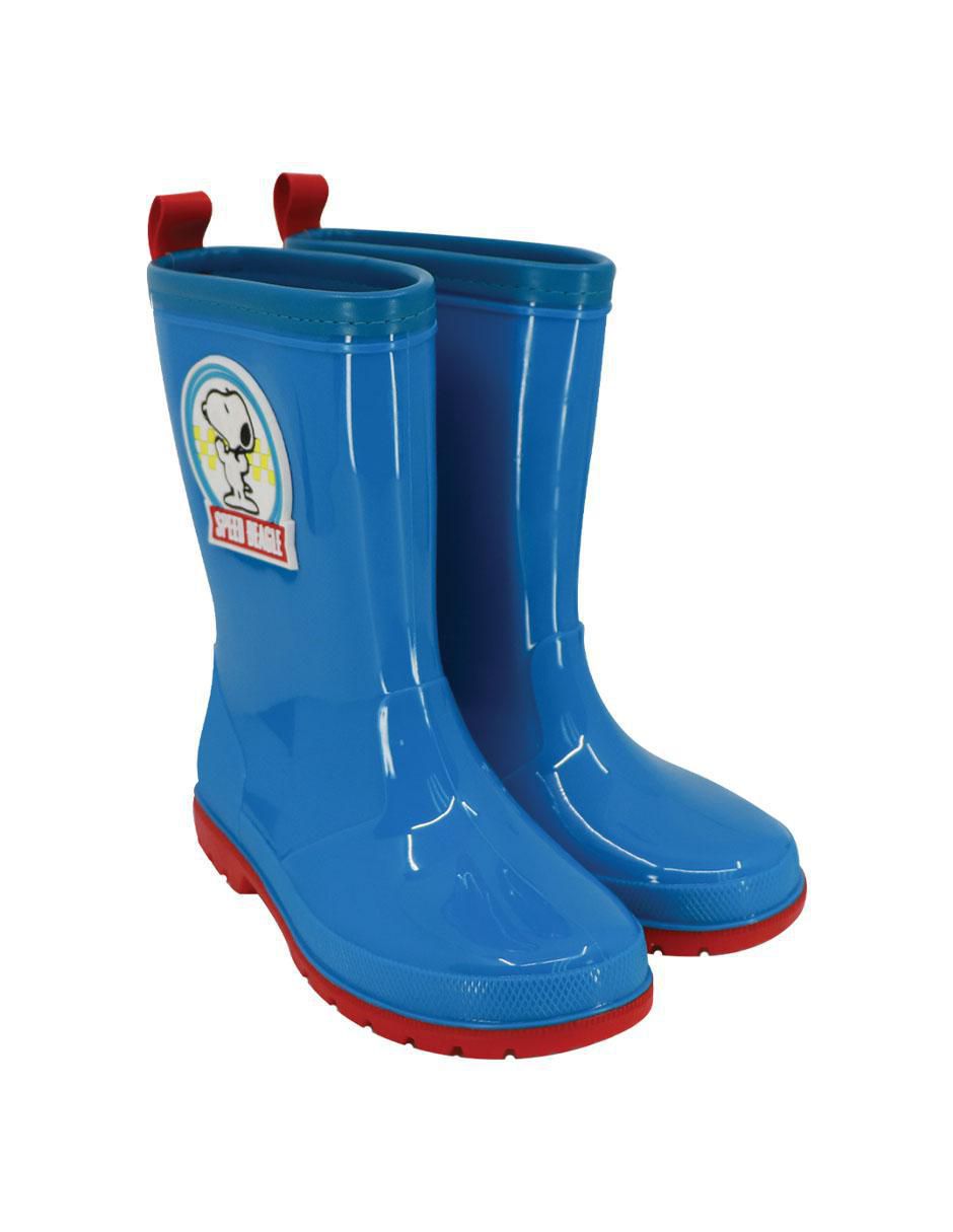 Bota de lluvia Snoopy para niño