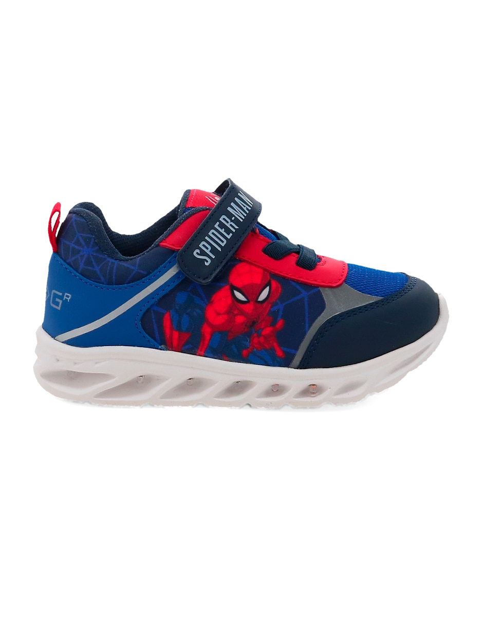 Tenis con luz para niño Spider-Man 3