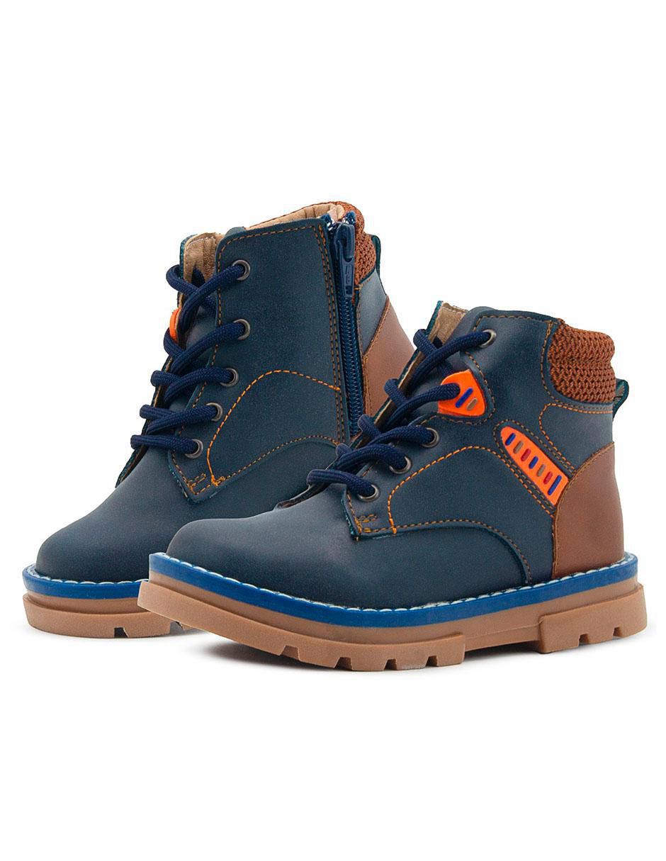 Bota de piel para niño