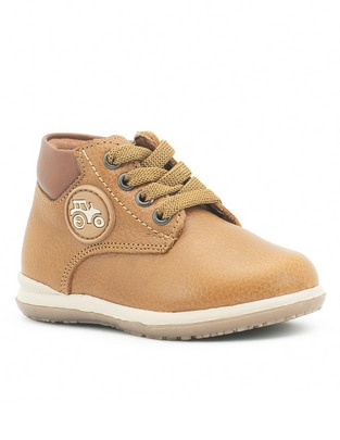 Bota de piel para niño