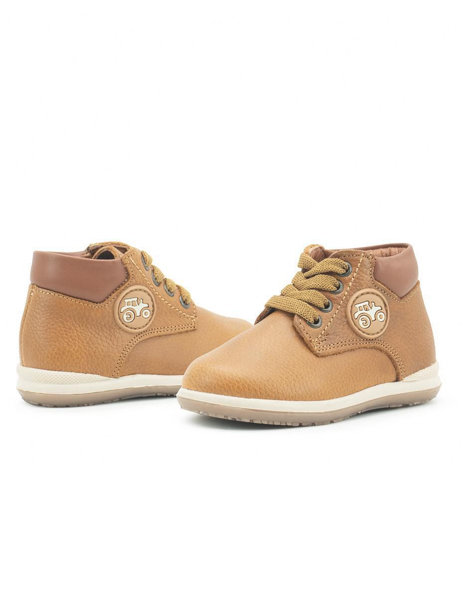 Bota de piel para niño