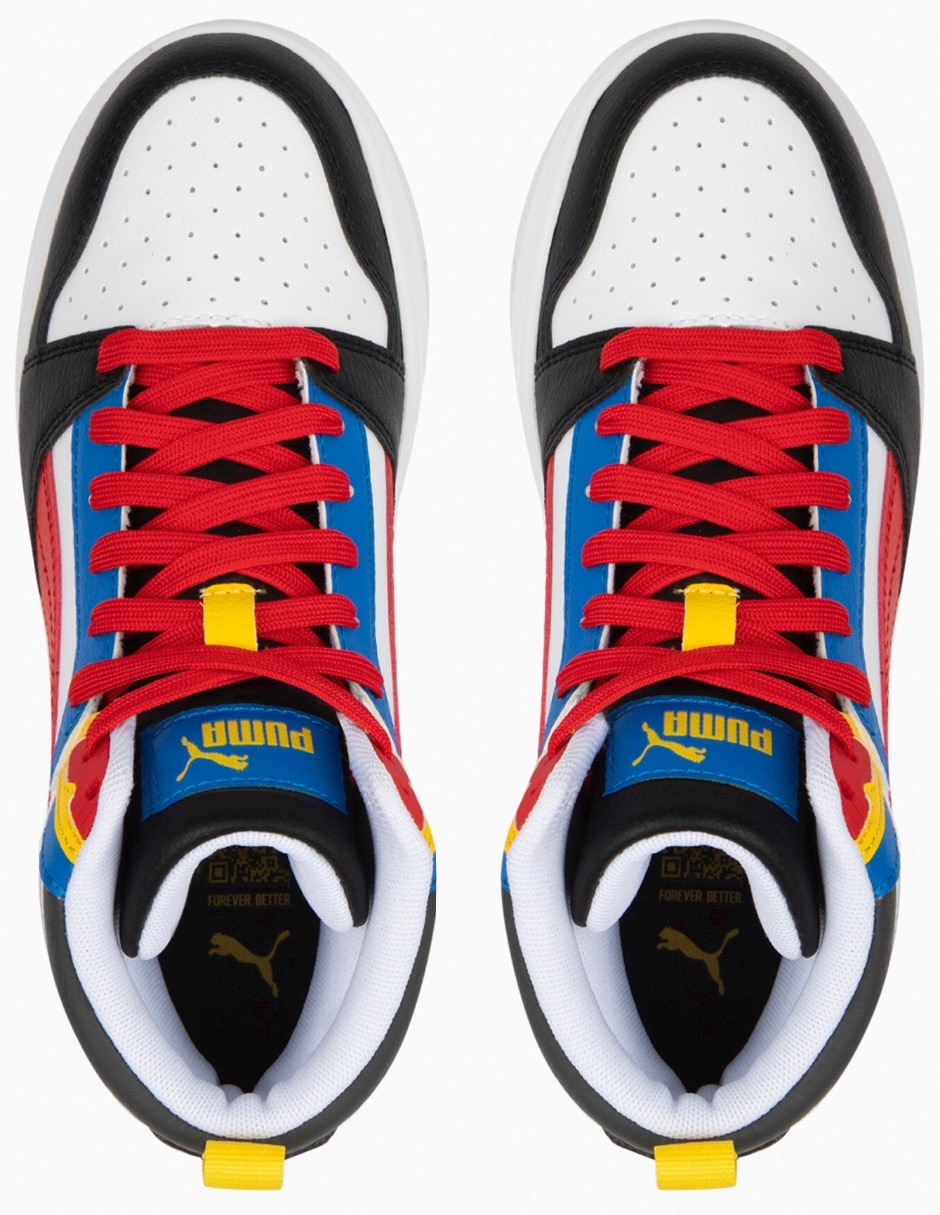 Tenis Puma para niño Rebound V6 Mid Jr