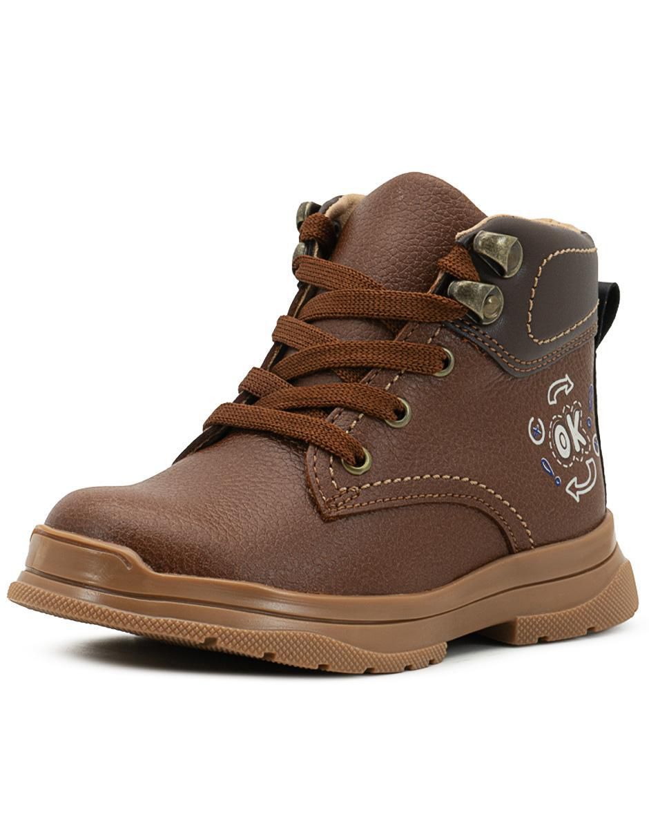 Bota de piel para niño