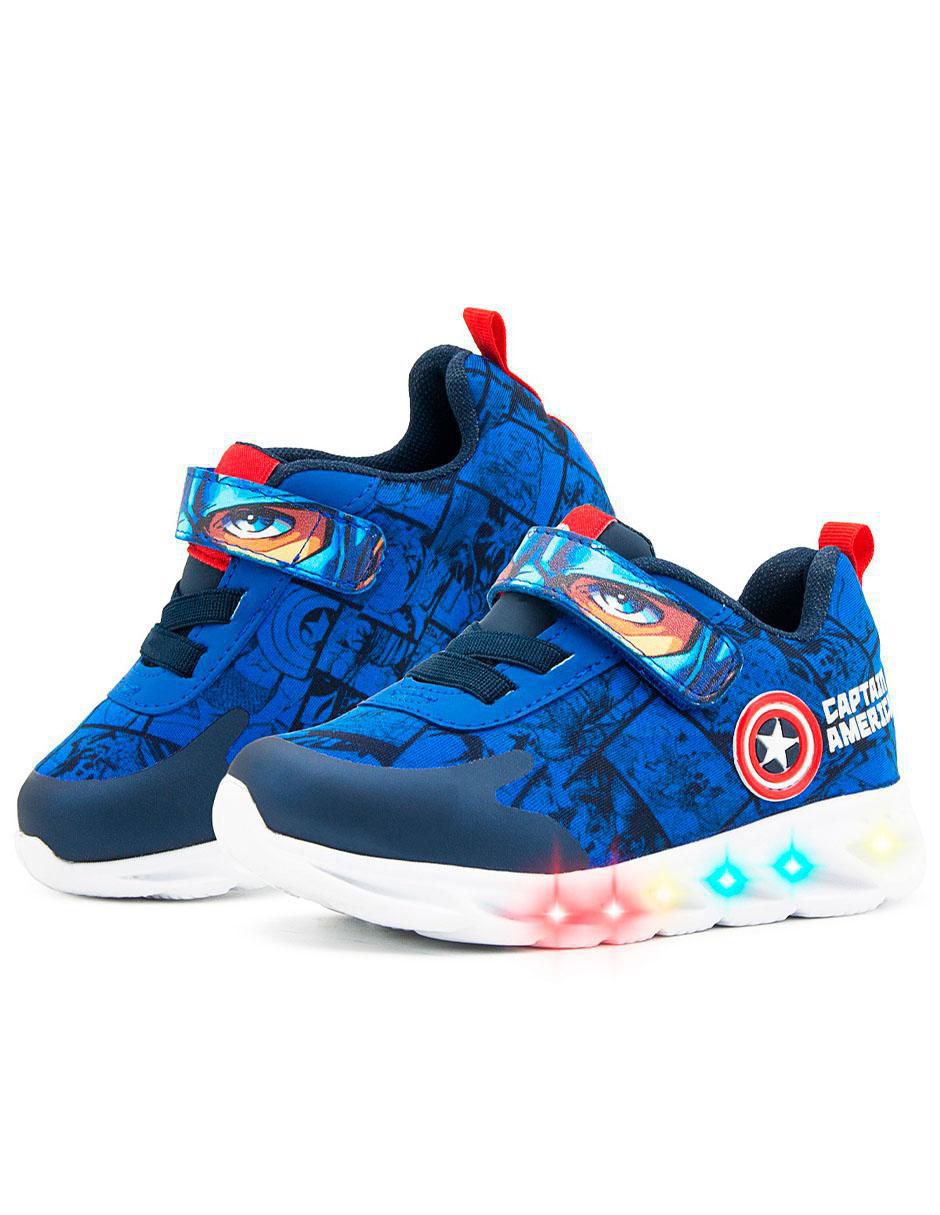 Tenis para niño Marvel Capitán América 5