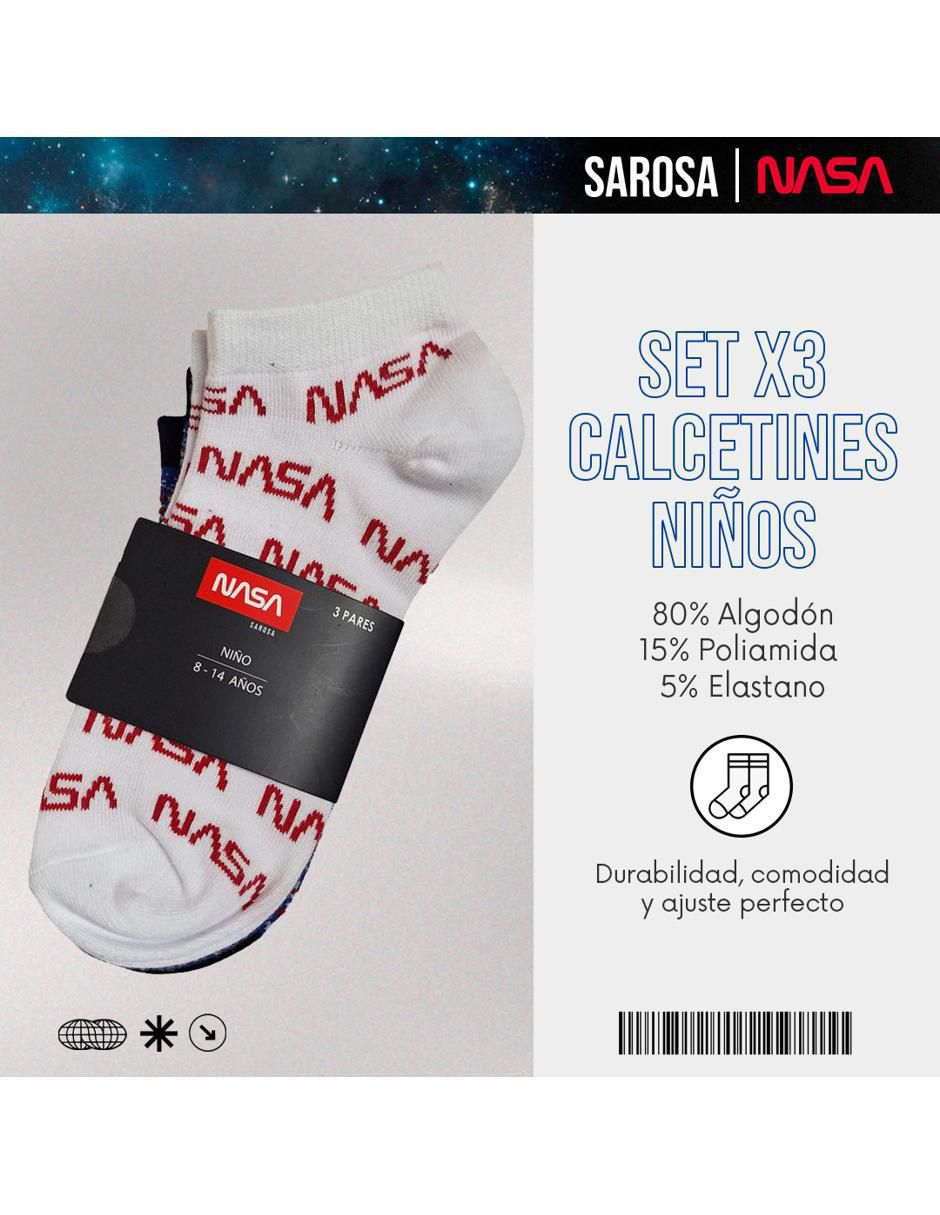 Set calcetín Nasa de algodón infantil 3 pares 5