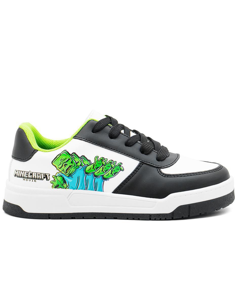 Tenis para niño Minecraft Zombie