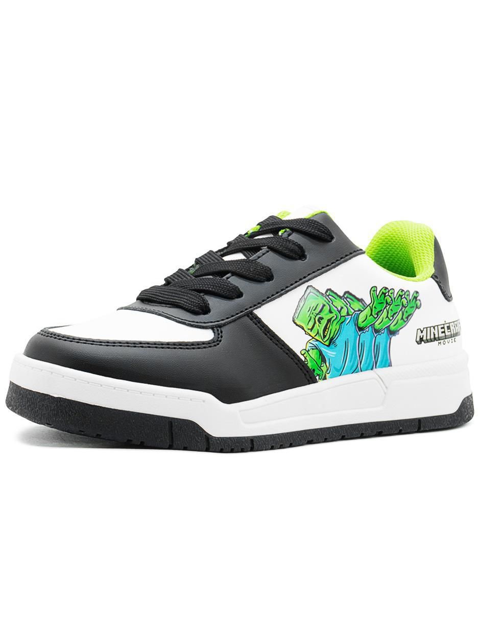 Tenis para niño Minecraft Zombie