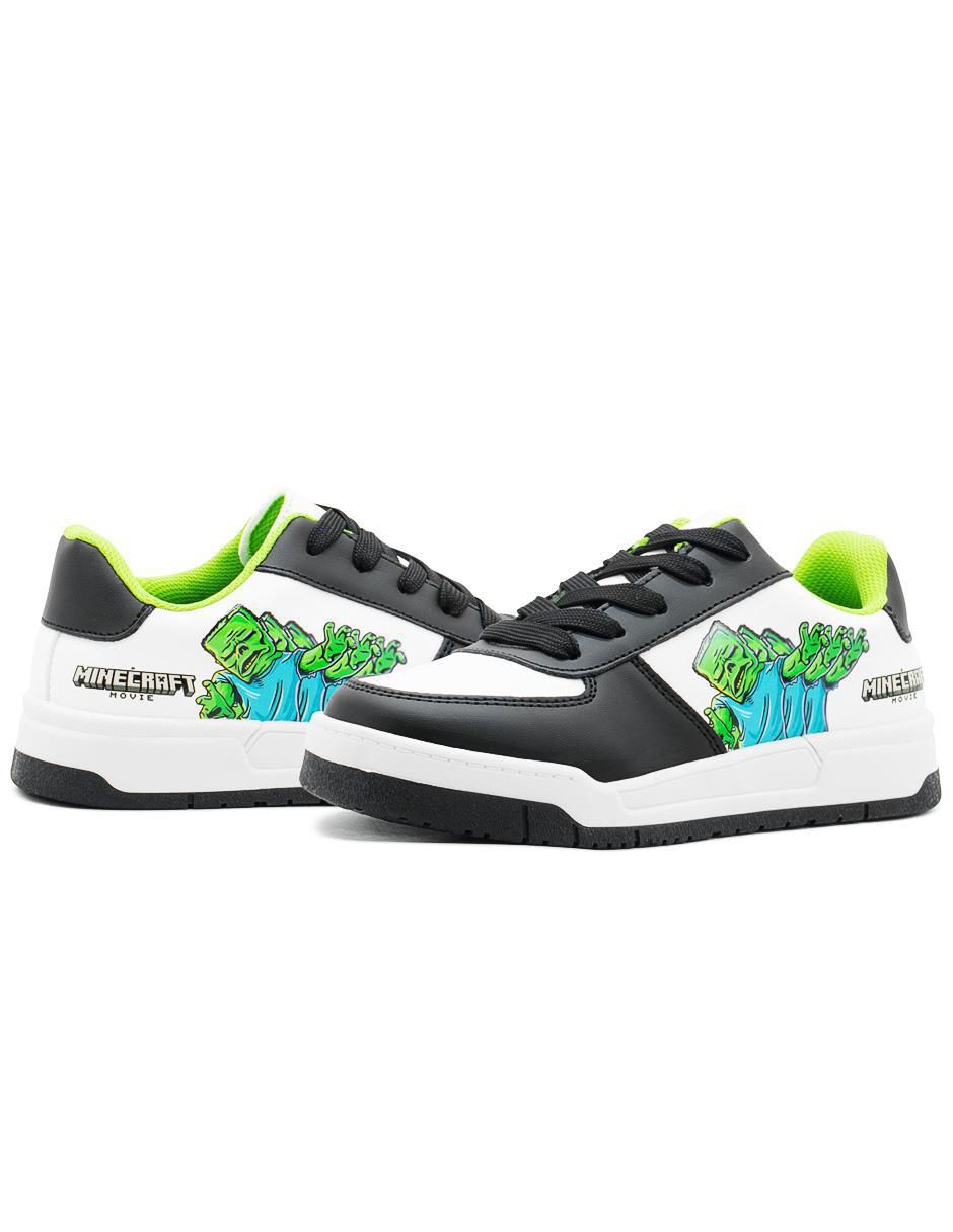 Tenis para niño Minecraft Zombie
