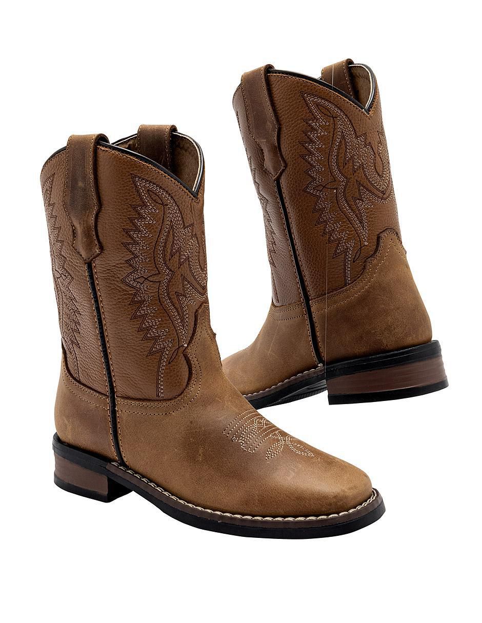 Bota de piel para niño