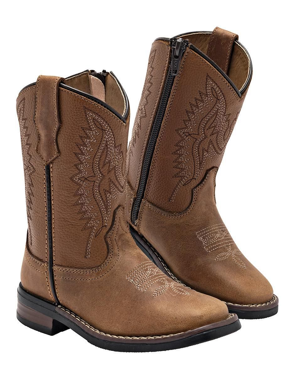 Bota de piel para niño