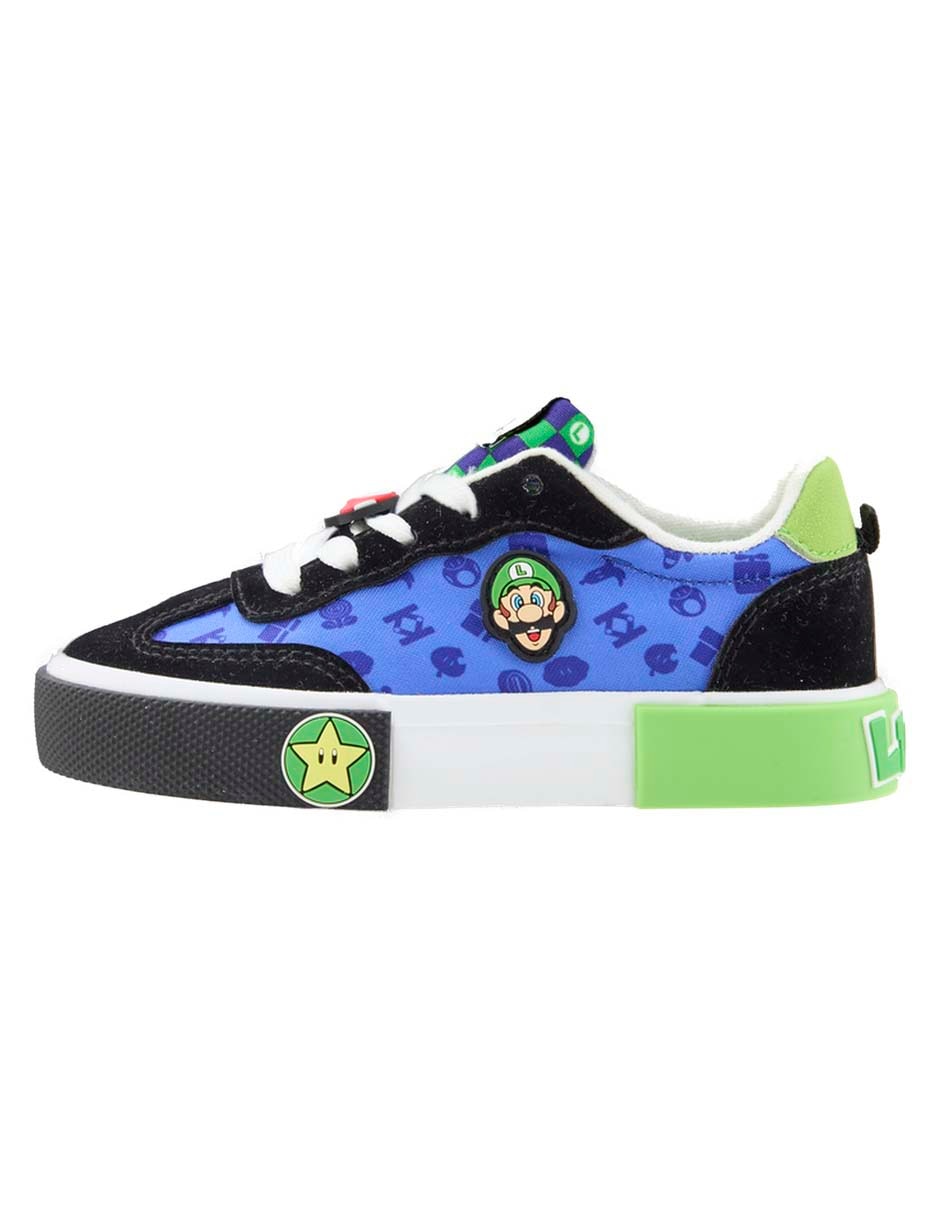 Tenis para niño Super Mario Luigi