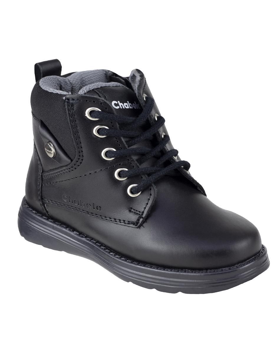 Bota de piel para niño