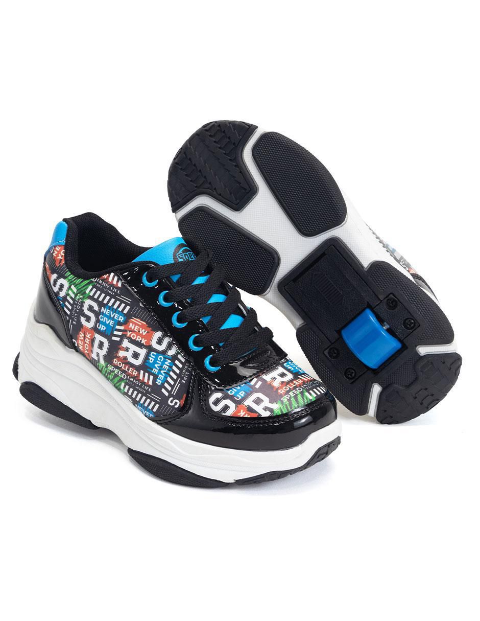Tenis con ruedas para niño Street Skate 9