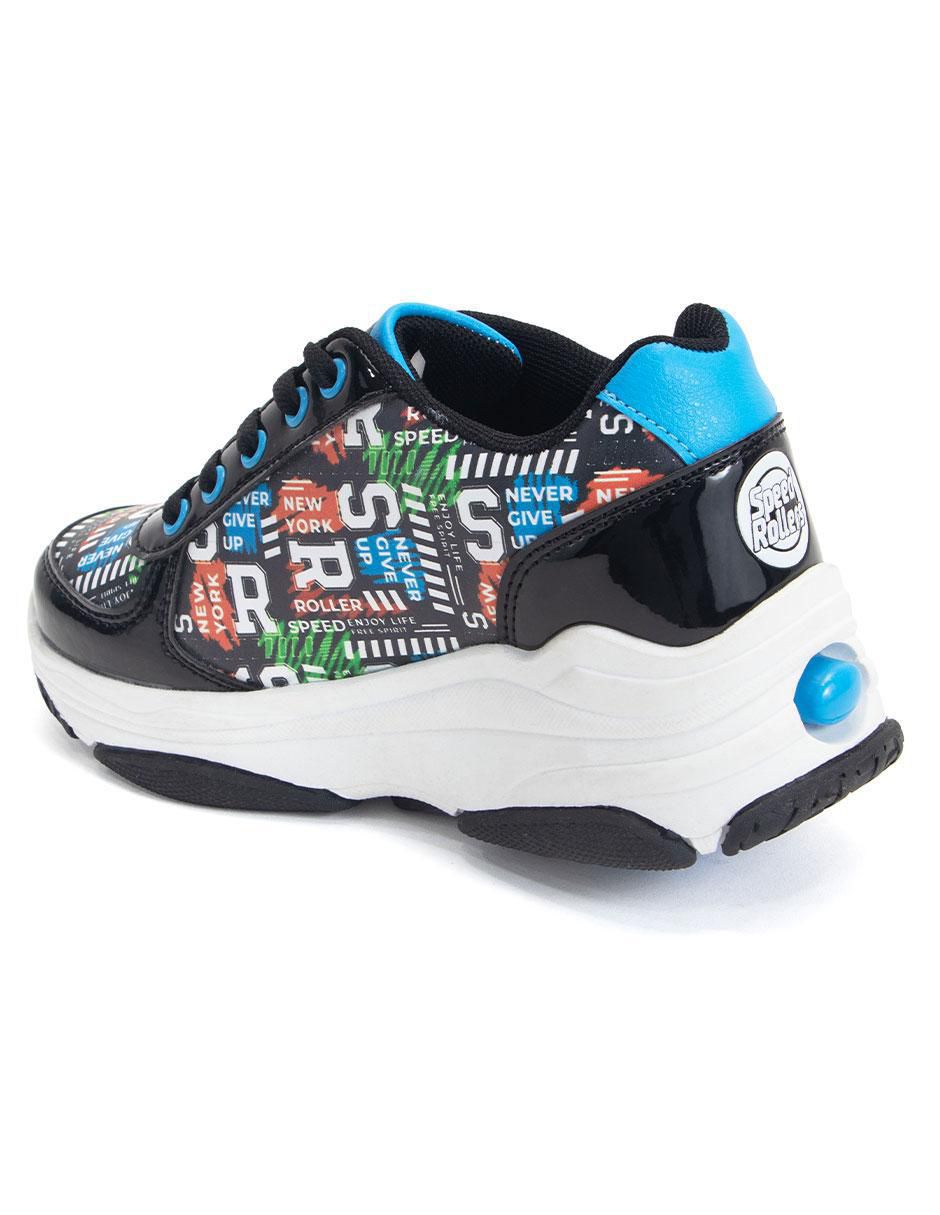 Tenis con ruedas para niño Street Skate 10