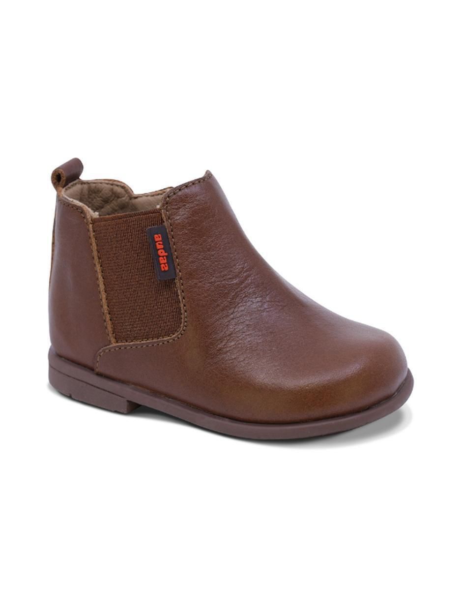 Bota de piel para niño