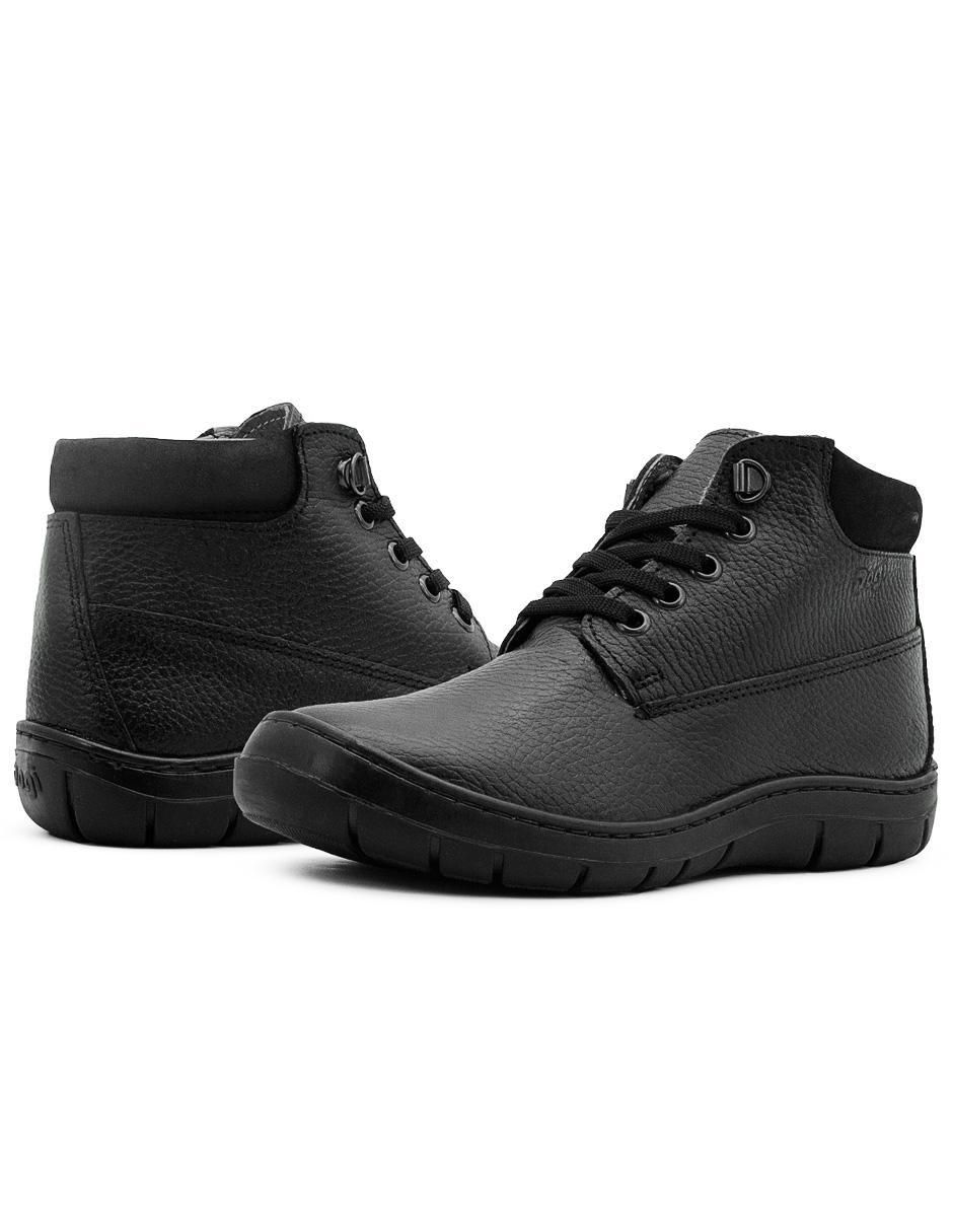 Bota de piel para niño