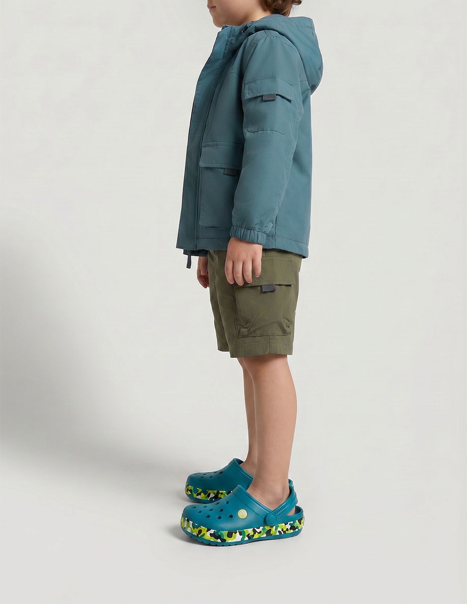 Sandalia crocs crocband glow confetti bandcgk infantil niño