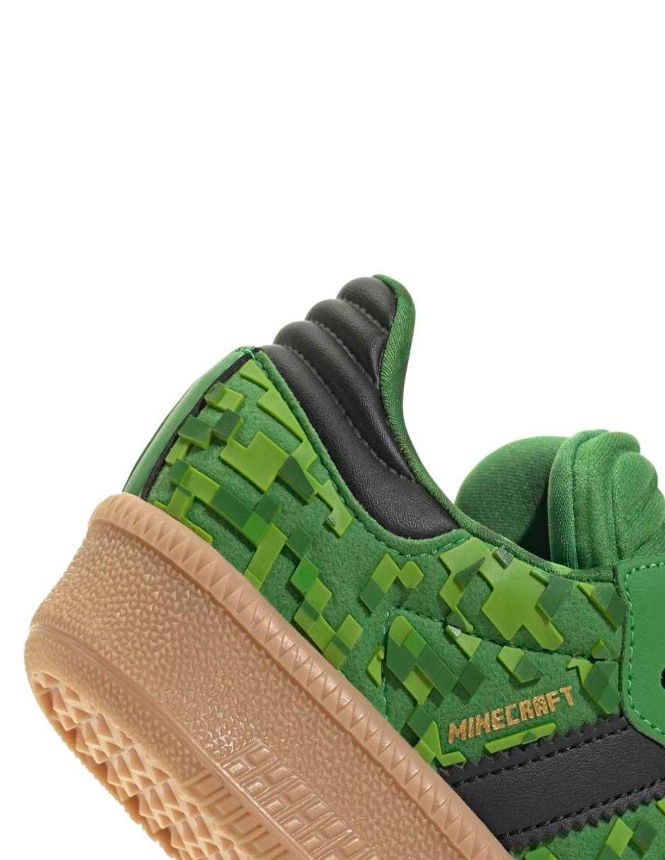 Tenis Adidas Originals para niño Samba XLG J Minecraft