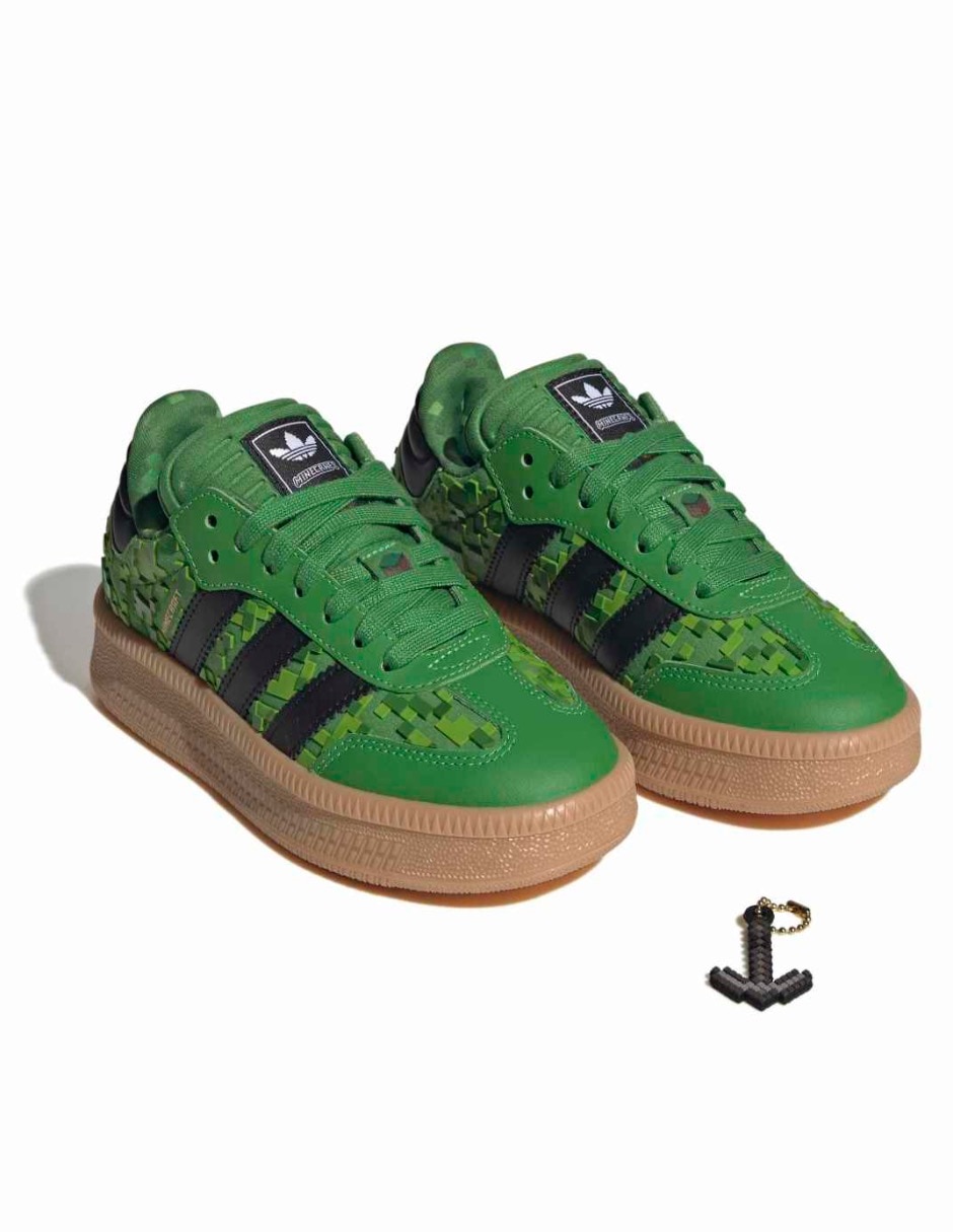 Tenis Adidas Originals para niño Samba XLG J Minecraft