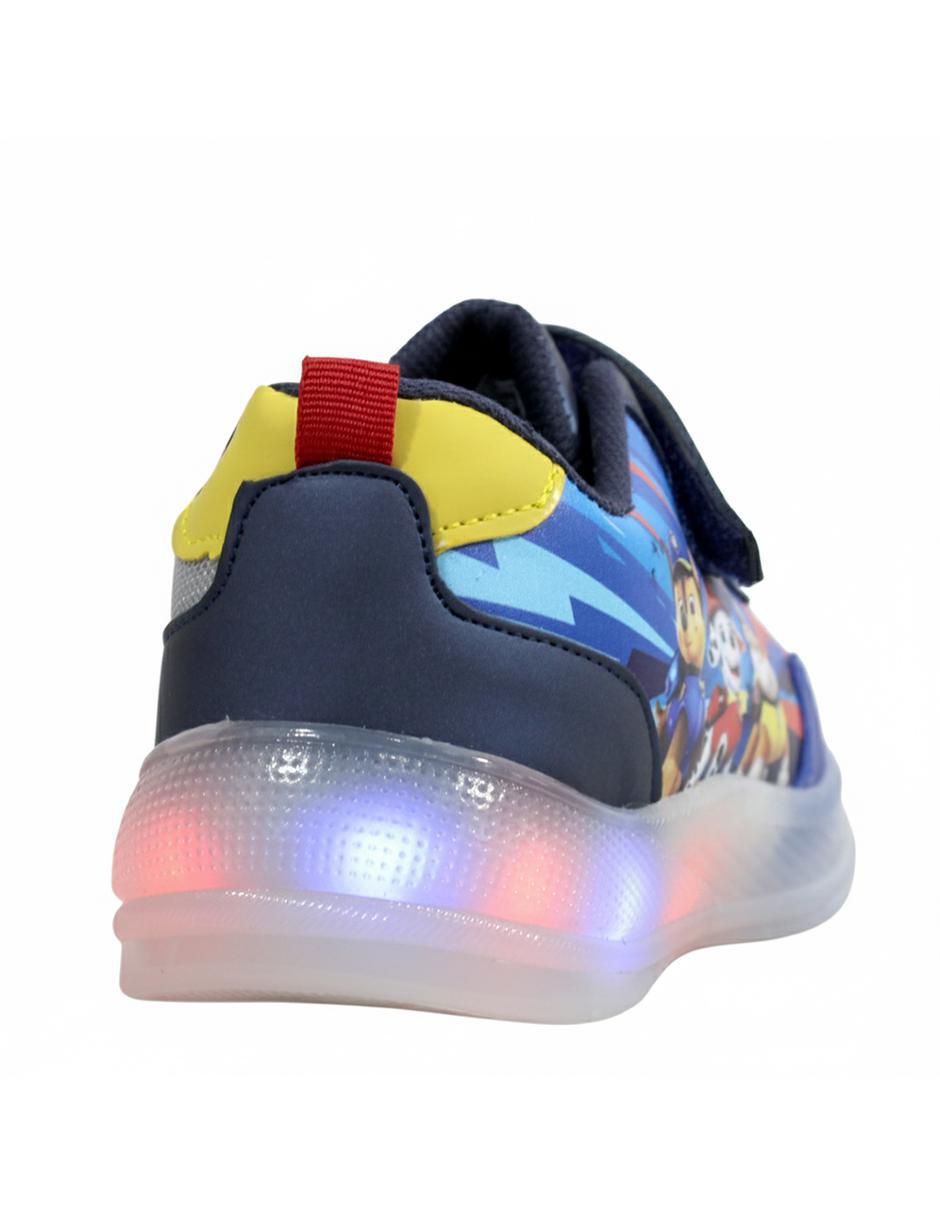Tenis con luz para niño Paw Patrol