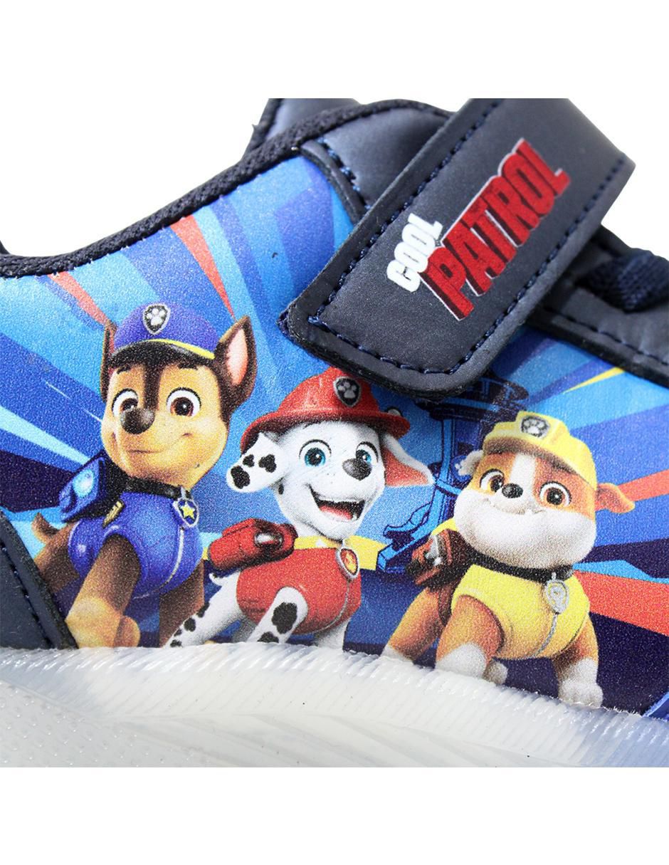 Tenis con luz para niño Paw Patrol