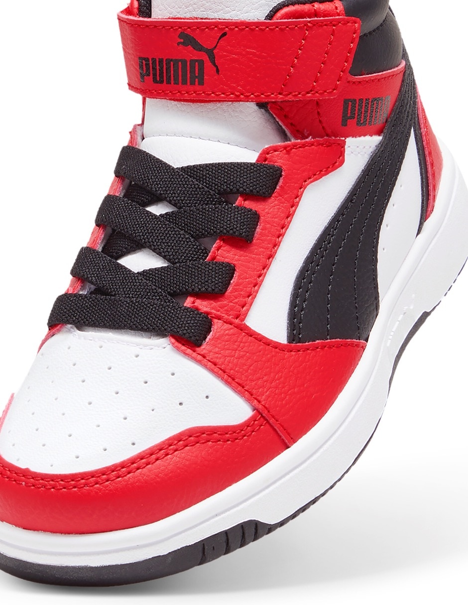 Tenis para niño Rebound V6 Mid Ac Ps
