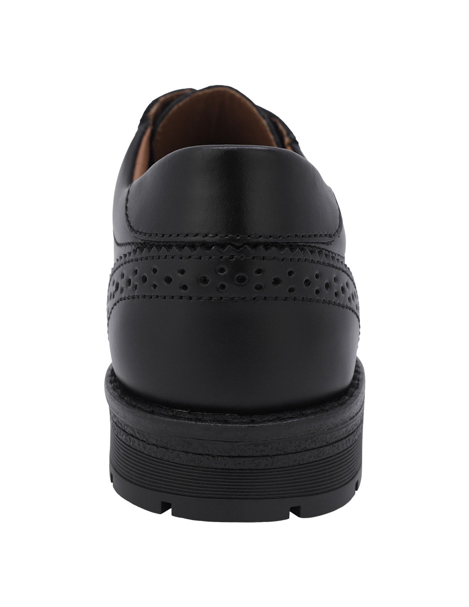 Zapato audaz escolar de piel para niño