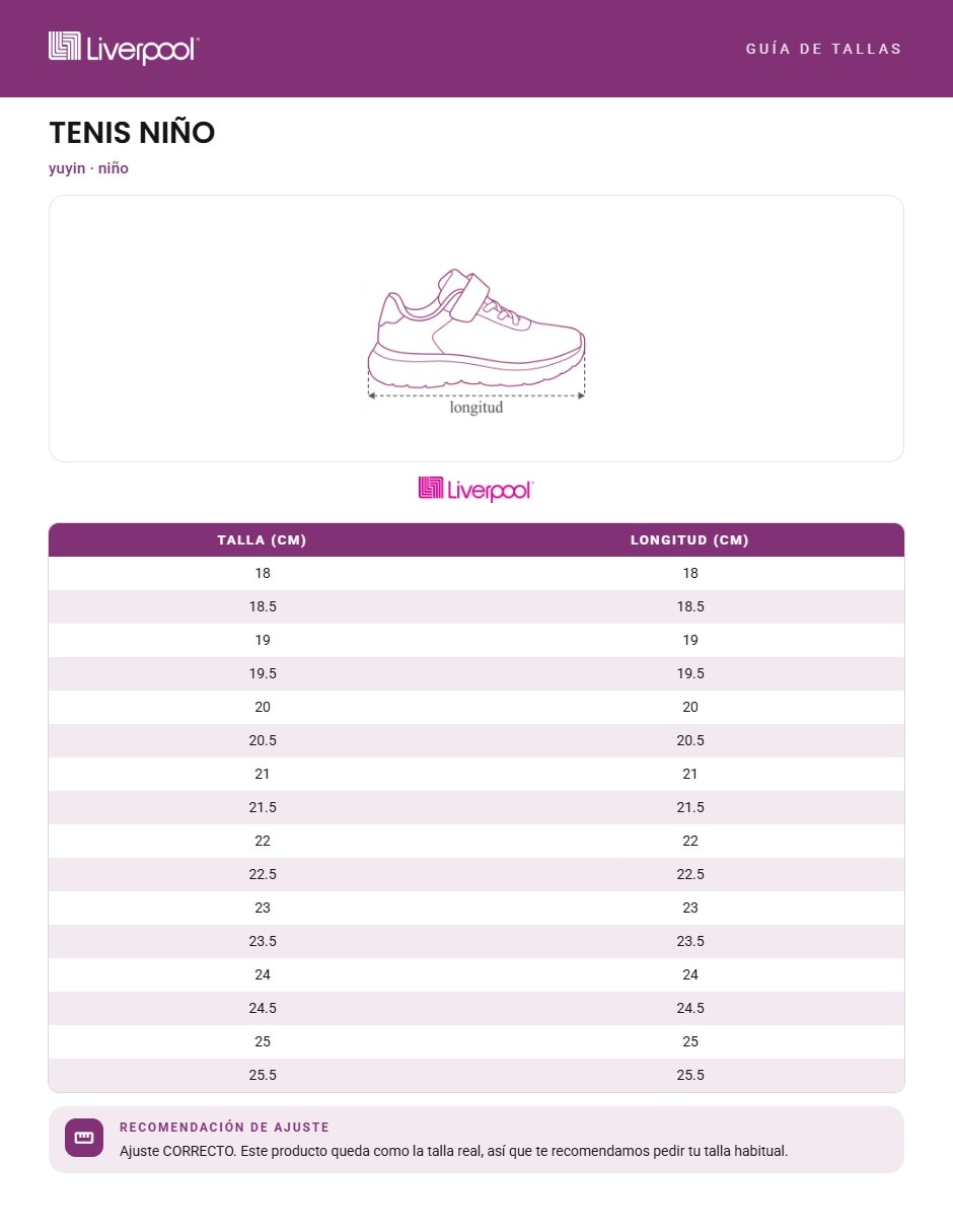 Tenis para niño