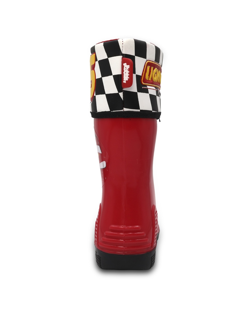 Bota de lluvia Bubble Gummers Rayo McQueen para niño
