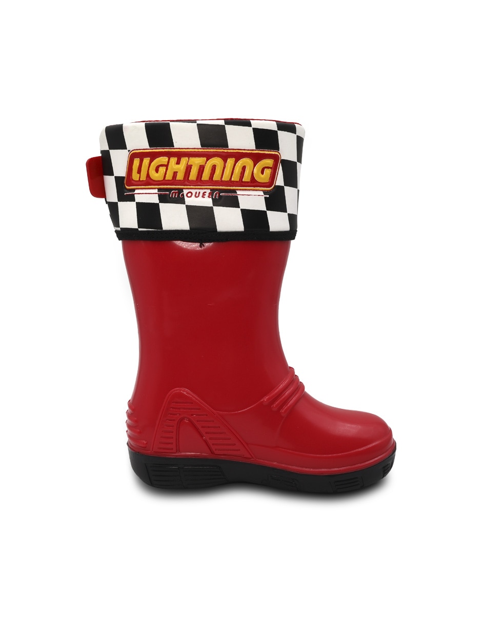 Bota de lluvia Bubble Gummers Rayo McQueen para niño