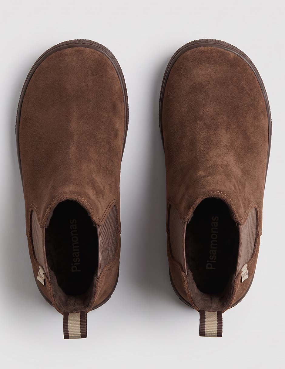 Bota de piel para niño
