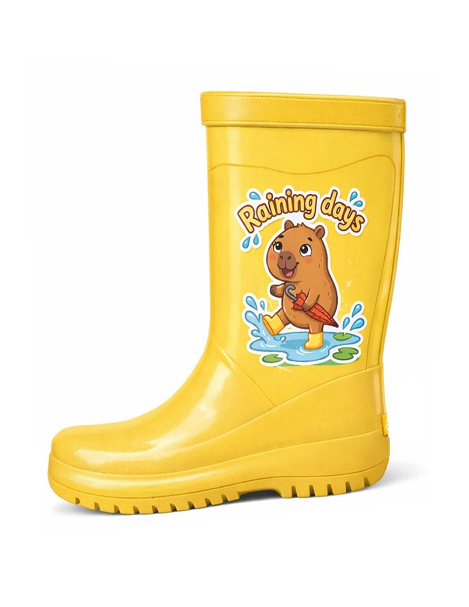 Bota de piel bota de lluvia para niño 2