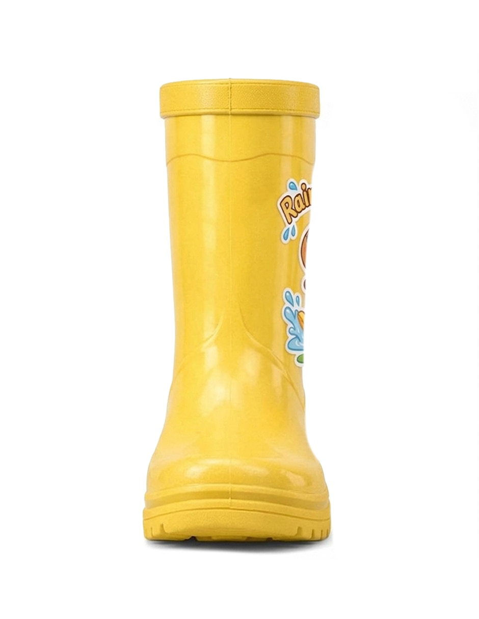 Bota de piel bota de lluvia para niño 4