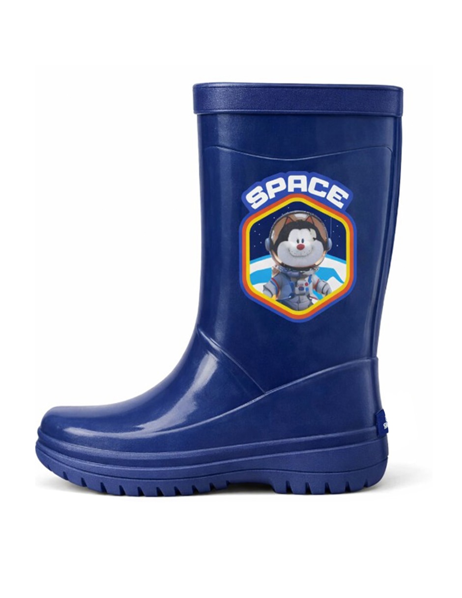 Bota de pielbubble gummers bota de lluvia para niño