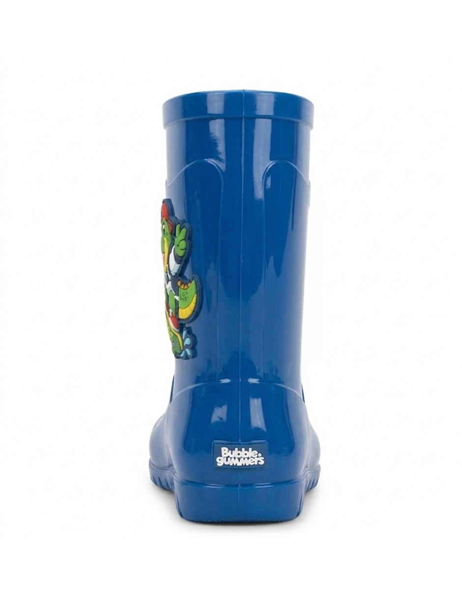 Bota de pielbubble gummers bota de lluvia para niño 4