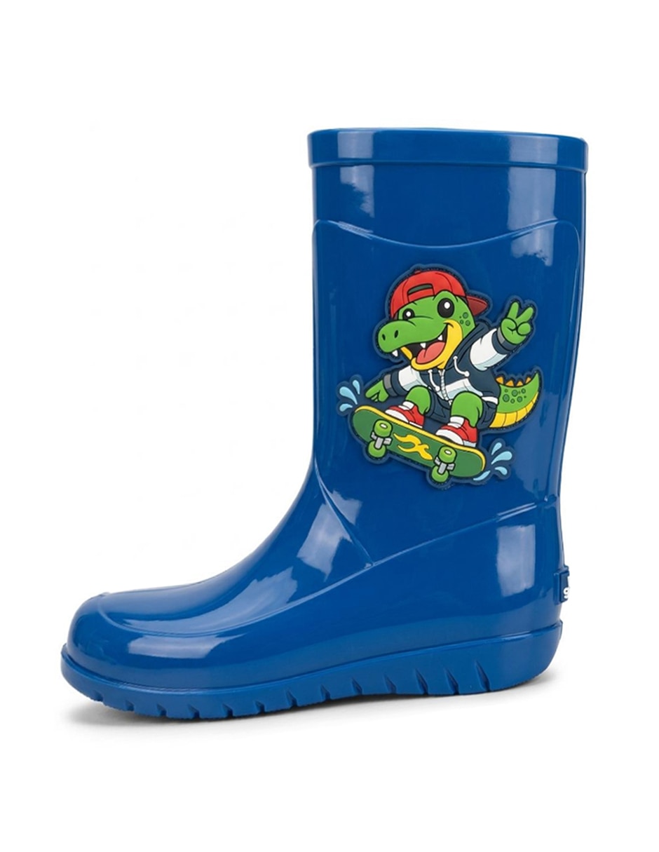 Bota de pielbubble gummers bota de lluvia para niño 6